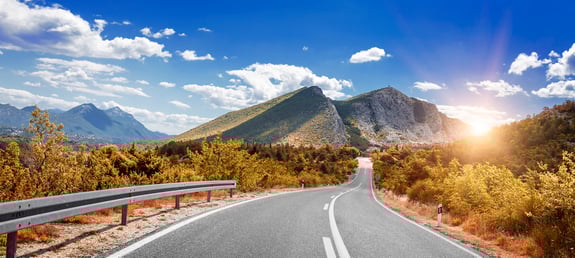road to the mountains